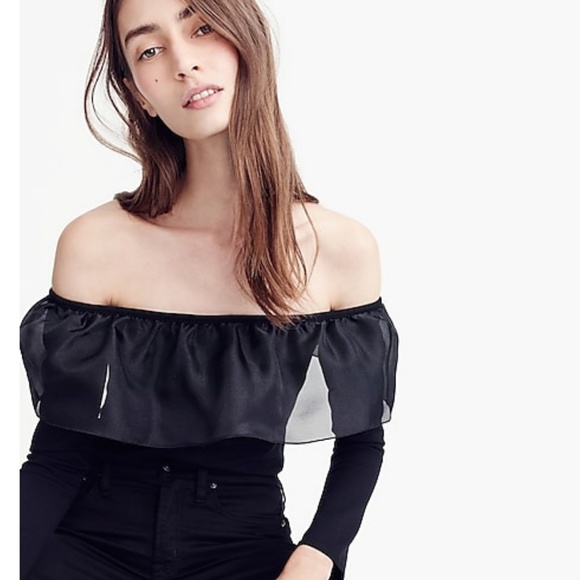 J Crew Ruffle Top - Picture 1 of 3
